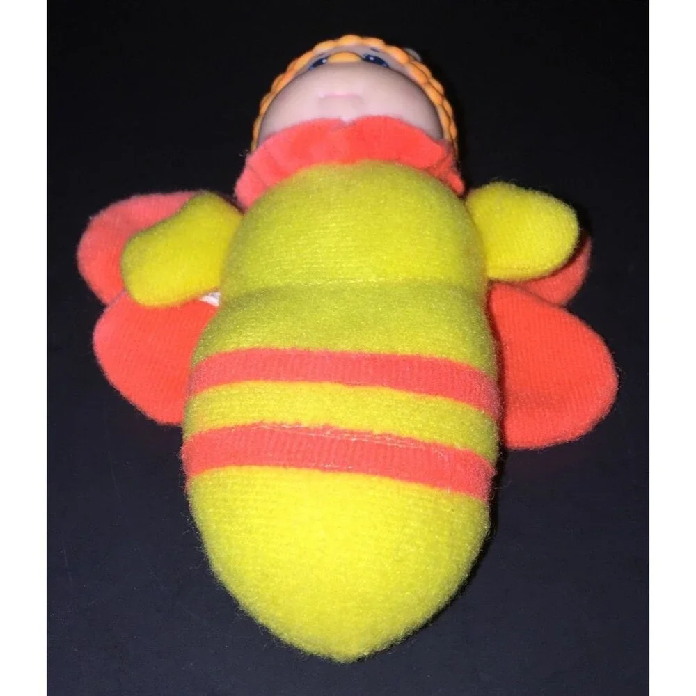 Vintage 1991 SOMA Glo Friend Bumble Bee Bug Butterfly Glow Toy 6.5